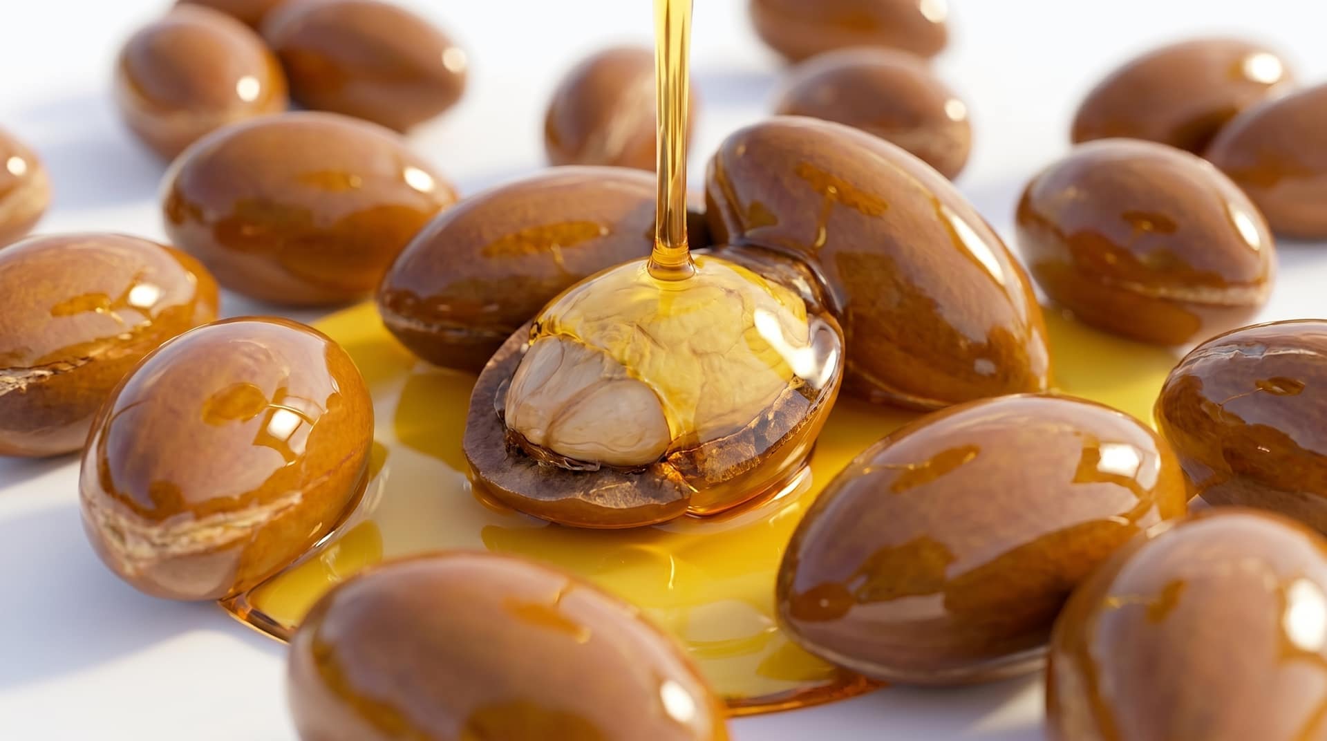 Argan oil kernels with pure cold-pressed oil — ArrowFox handcrafted skincare Jefferson City Missouri